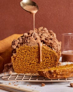 Gluten Free Pumpkin Streusel Bread