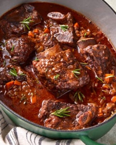 Fall Off The Bone Braised Red Wine Short Ribs