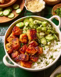 15-Minute Teriyaki Salmon Bowls