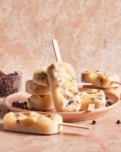 Dairy Free Cookie Dough Ice Cream Bars