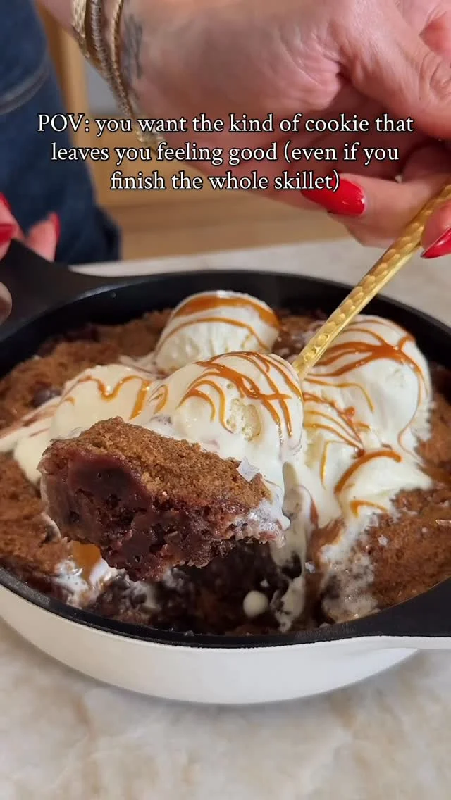 FOLLOE @kalejunkie FOR THE WHOLE SKILLET RECIPE