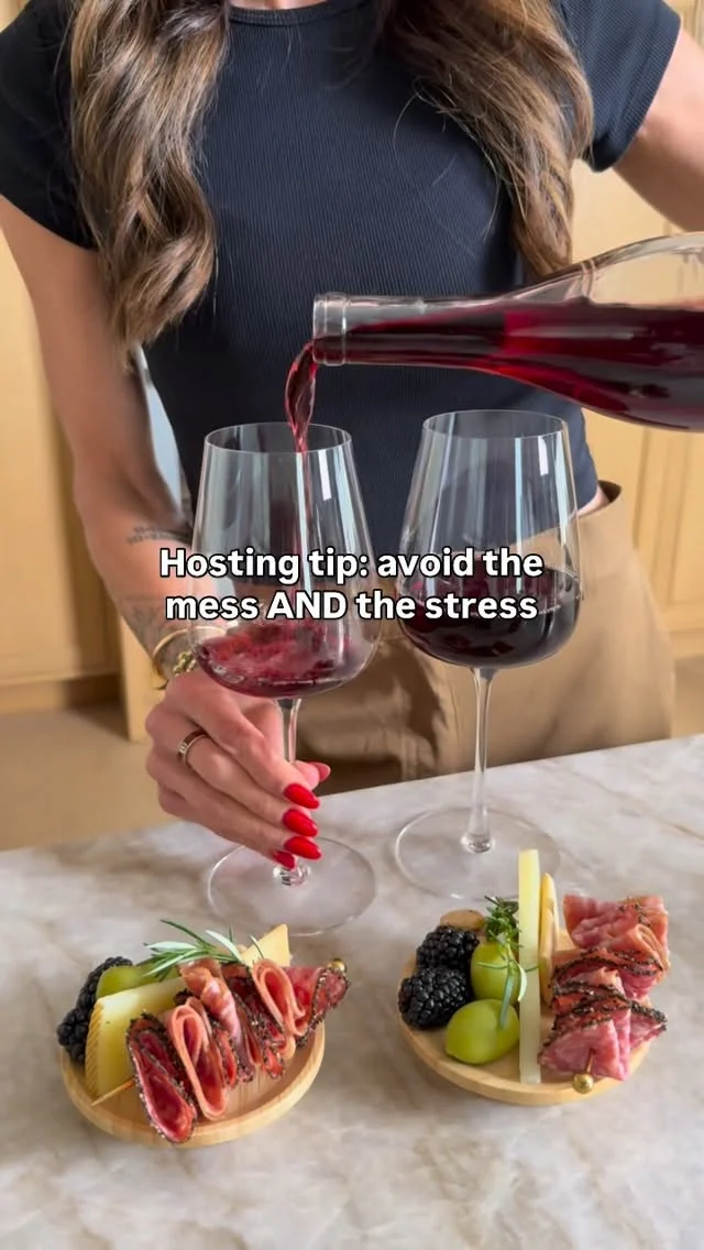 comment LINK for these charcuterie wine glass toppers-entertaining doesn’t need to be difficult. It should be easy and fun.