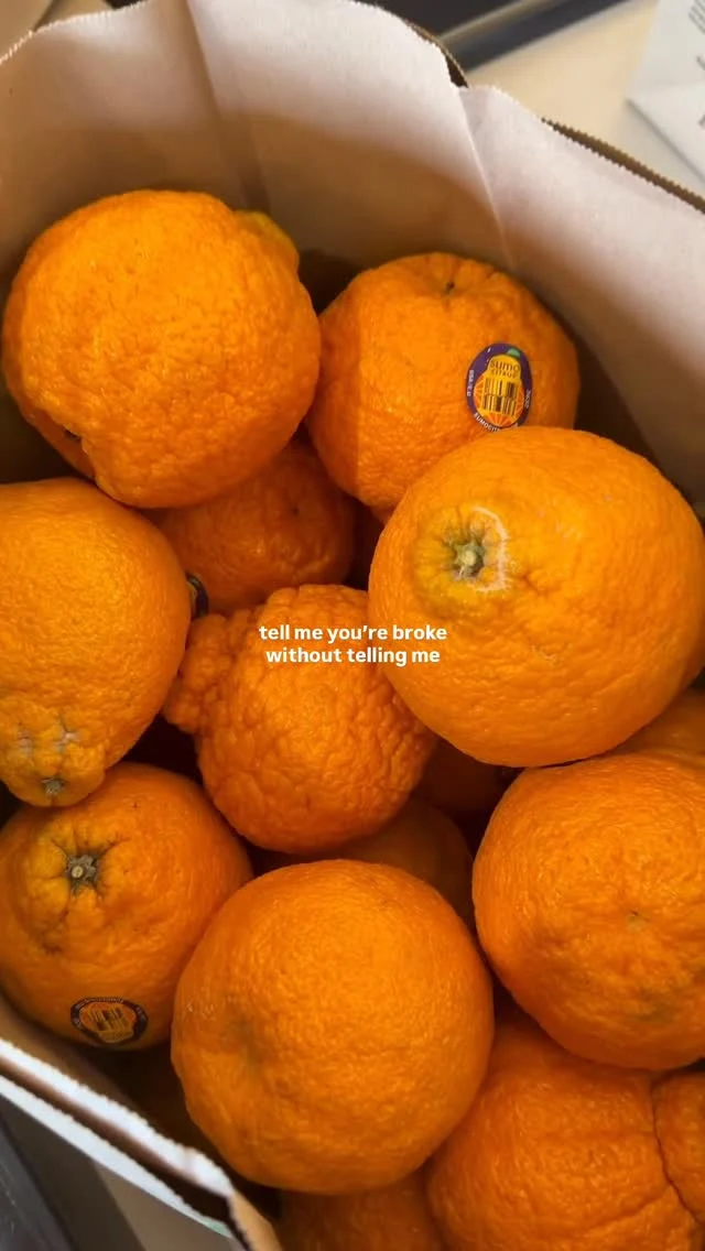 thinking maybe its time for a @sumocitrus partnership bc t’is the season where i give them all my money. iykyk 🍊