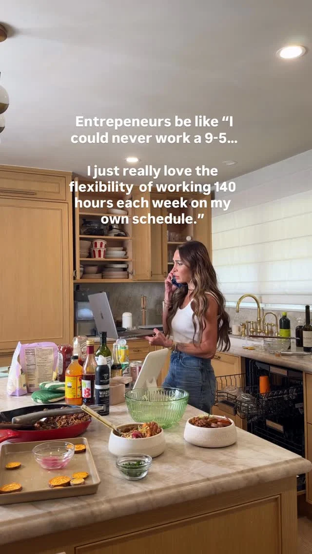 And I wouldn’t have it any other way!🙅🏻‍♀️ When I was a practicing big firm lawyer, I was billing over 2300 each year and I had no life. I was miserable. Now I work more than that, but the work is exciting and fulfilling, that ~most~ of the time, the work doesn’t feel like work. I get to control what I say yes and no to and pursue projects that feel aligned. I don’t share this for a pat on the back of “look how hard I work,” but rather to inspire you to pursue something that lights you up inside, so the work feels less like work. You feel me? #contentcreator