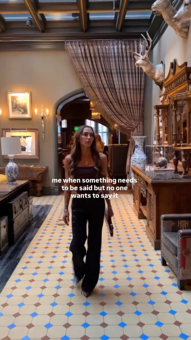 If everyone is thinking it and nobody wants to say it, I will 🤭 I’ve never been good at sugarcoating, pretending, or nodding along just to keep the peace. So just know—if you need me in your corner, help is on the way lol 💅🏻