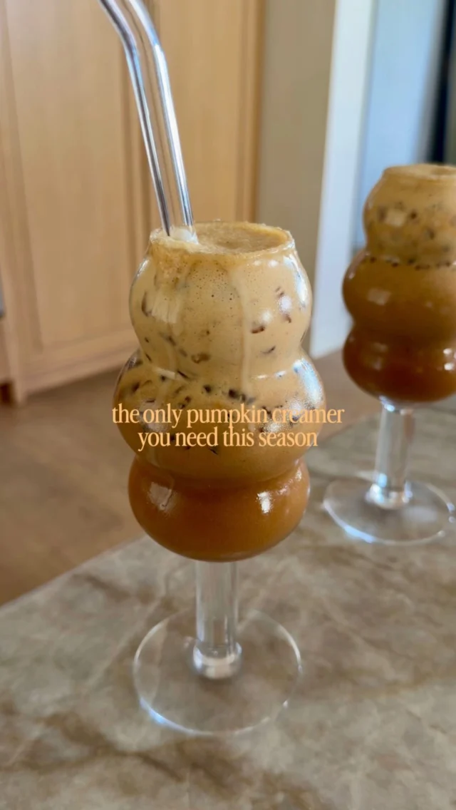 @kalejunkie BETTER THAN STORE BOUGHT PUMPKIN CREAMER for the best cold brew/iced lattes ever (E V E R ! ! !). Save your money and use this to make 6 drinks, all for the cost of ONE coffee shop drink. And if you are making a hot drink, this creamer froths up to perfection. Thousands of you have made this recipe with rave reviews and once you try it, you won’t make anything else this fall! It will last in your fridge for up to one week.

Makes creamer for 6 drinks
1 cup dairy-free half & half (or regular half & half)
1/2 cup pumpkin puree
1 tsp pumpkin pie spice
1 tsp vanilla extract
1/4 cup maple syrup
*Cold brew coffee or coffee or 2 espresso shots

In a blender, add all of the ingredients and blend until completely smooth. Transfer to a glass jar and store in the refrigerator. When you are ready to make your coffee drink, add ice cubes to a glass, followed by the cold brew/coffee/espresso, and top it off with your desired amount of pumpkin cream. Stir and drink immediately. ENJOY!!!!

#starbucks #starbucksdupes #pumpkinlatte #pumpkincreamer